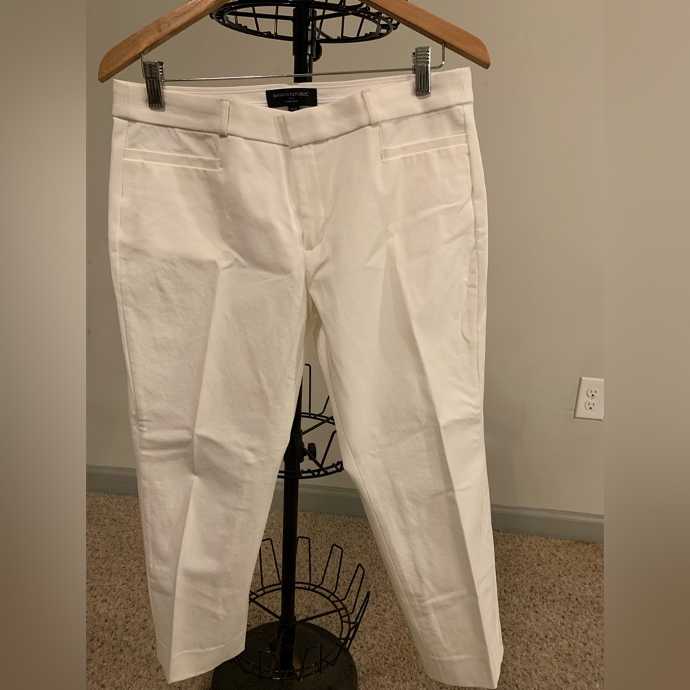 White Banana Republic Sloan Slack